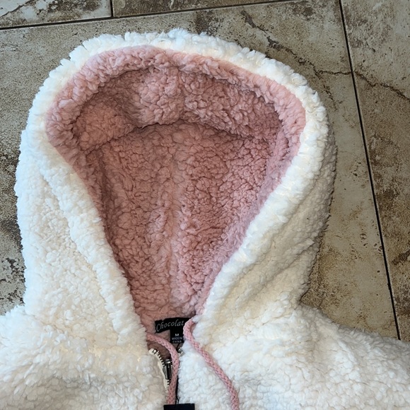 BNWT Bo Peep Reversible Sherpa Jacket, women’s size M - Picture 5 of 14